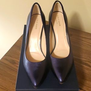 Women's Cole Haan Blue Metallic Heels